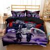 Moderne Fußball-Superstar 3D-bedruckte Bettwäsche Queen-Bettwäscheset Weich und bequem personalisiertes King-Size-Bettwäscheset für Jungen