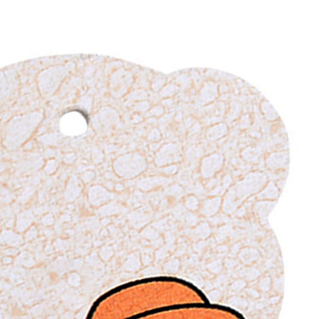 Compressed Wood Pulp Sponge High Absorbent Soft Cartoon Kitchen Scrub Sponge for Dish Washing