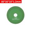60/80mm Glass Cutting Disc Ceramic Tile Jade Crystal Wine Bottle Grinding Diamond Ultra-thin Saw Blade Glass Cutting Blade