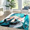 Hatsune Miku Style Square rugs are a great choice for living rooms, bedrooms, home décor, and as gifts.