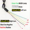 Car Styling LED Universal Decorative Lamp Vehicle Led Net Lights RGB Lamps Car Warning Emergency Strip Flow Flashing Bulbs