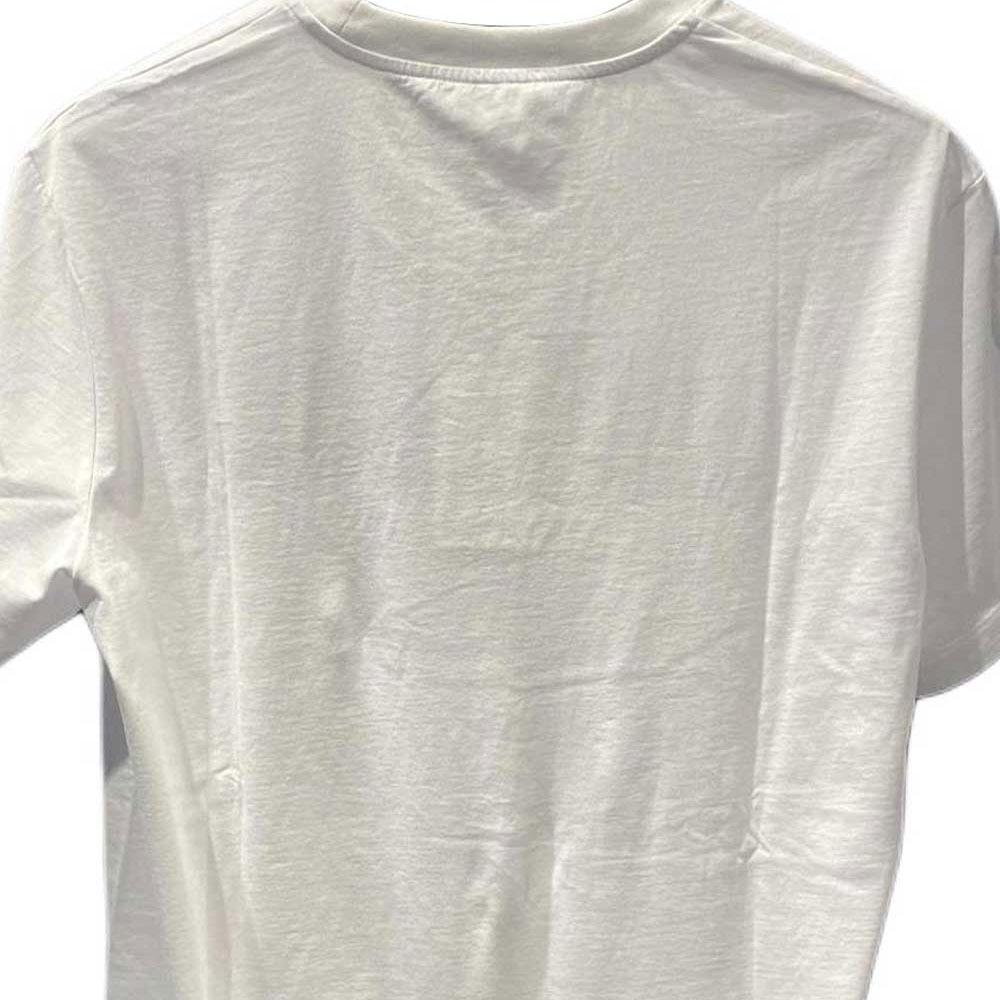 Versace Logo Embroidered Casual Crew Neck Short Sleeve T-Shirt Men T-Shirts White 1011860-1A10755-2W020