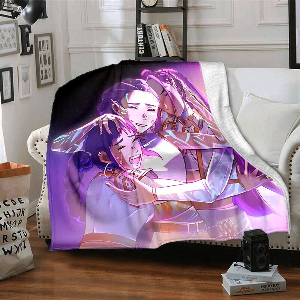 1Pc Purple Embrace Blanket For Couch Bed Plush Cozy Fuzzy Blanket Super Soft Warm Blankets For Fall And Winter 0918203