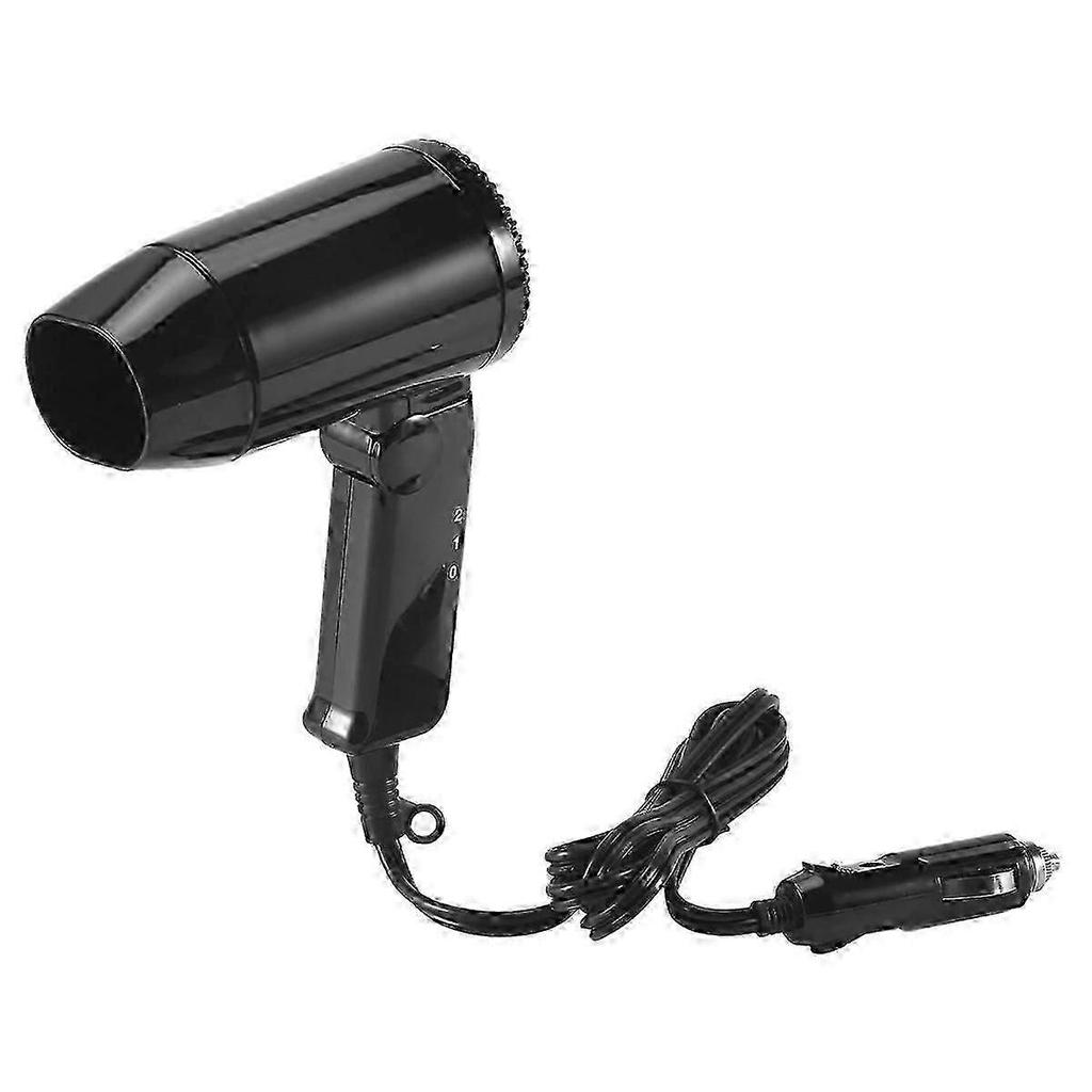 Portable car hair dryer 12V DC foldable 216W hot air