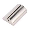 Table Number Holder Stainless Steel Solid Semicircular Table Name Card Holder for Restaurant Wedding Party Office Silver
