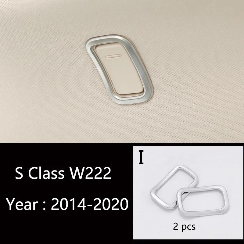 For Mercedes Benz S Class W222 S320 S450 Auto Accessories Car-styling Dashboard Air Conditioning Vent Outlet Cover TrimSticker