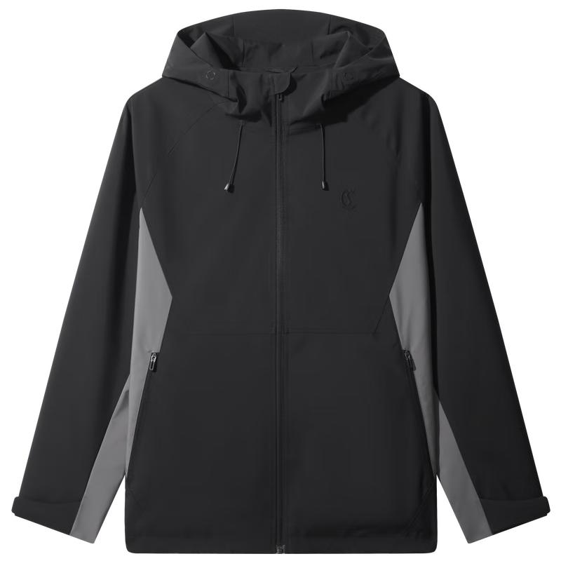 

CABBEEN Men s Outdoor Fleece Lined Color-Block Winter Hooded Jacket 2XL