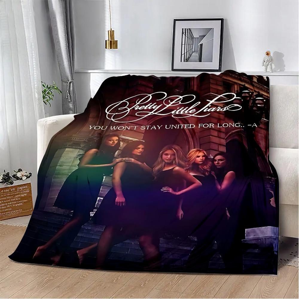 Pretty Little Liars Aufdruck Decke Picknickdecken Warme Decke Weiche und Bequeme Decke Haus Reisen Geburtstagsgeschenk