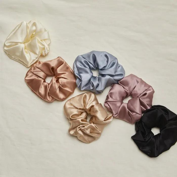 Premium Mulberry 100% Silk Scrunchie M (6 colors)