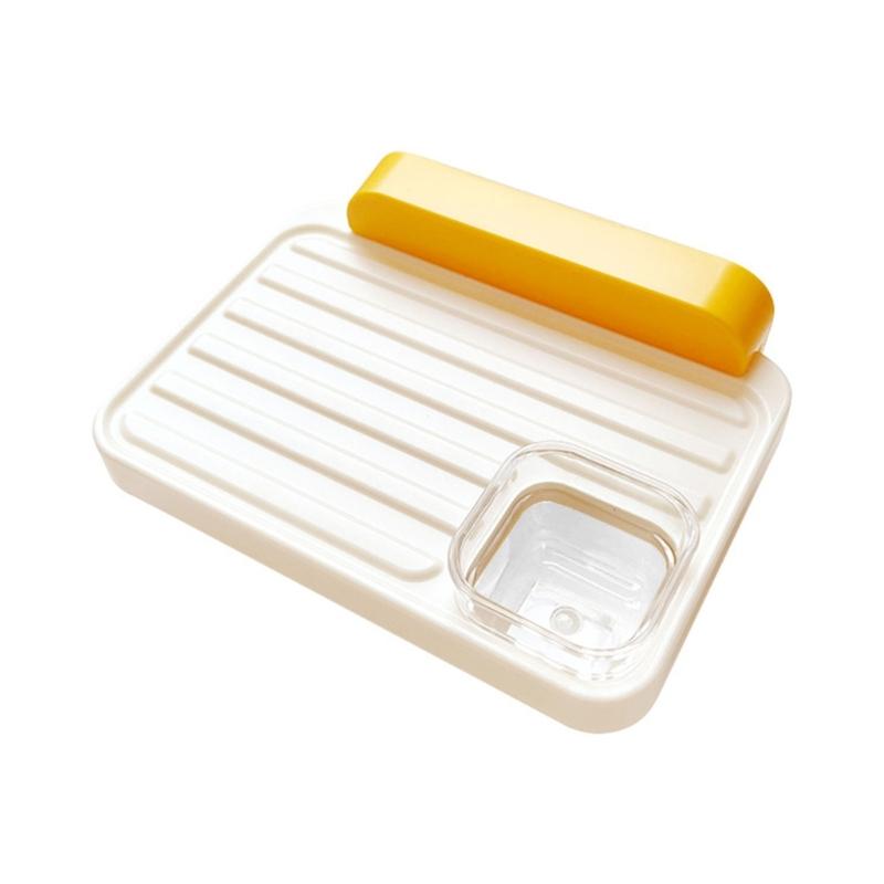 

Multifunctional Cage Attachments Feeding Station Parrots Perch Stand For Pet Birds With Detachable Food Water Container 1