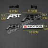 Letters Emblem for ABT 4MOTION Car Front Grille Mesh Badge Trunk Fender Side Logo Sticker