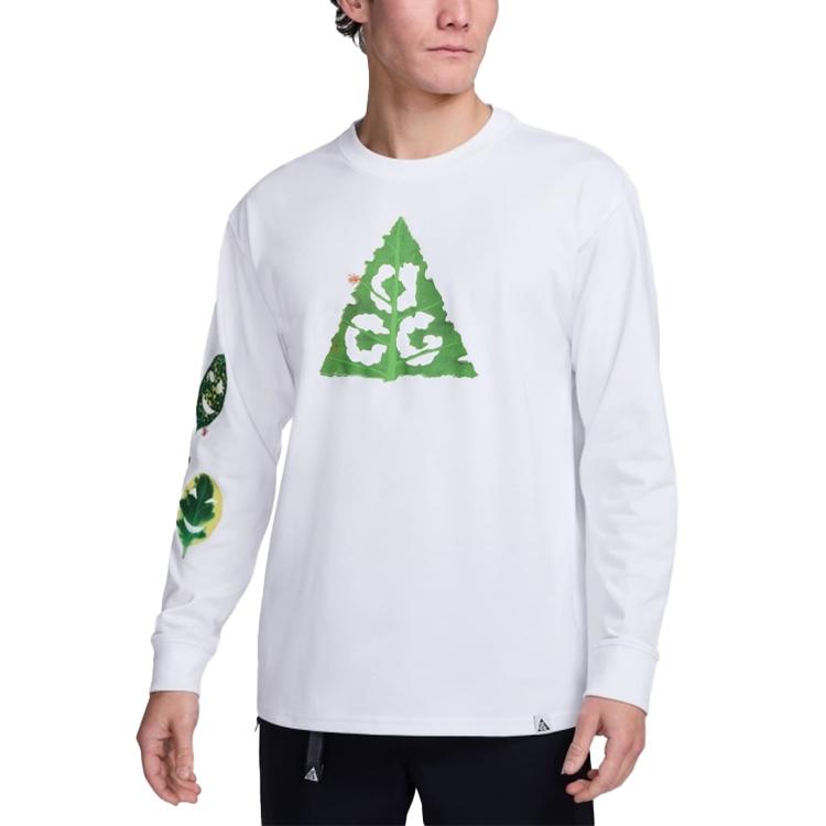 

Мужская футболка с длинным рукавом Nike ACG Series ACG DF LS OC ANTS, дышащая, белая, HJ0803121 XL