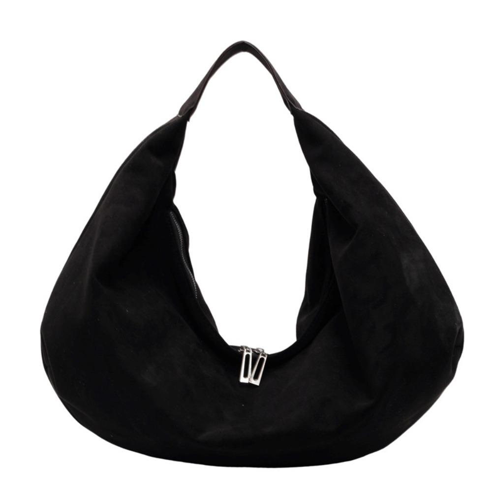Handbag Hobo Bag Solid Color Ladies Crescent Bag Waterproof Tote Bag  Holiday