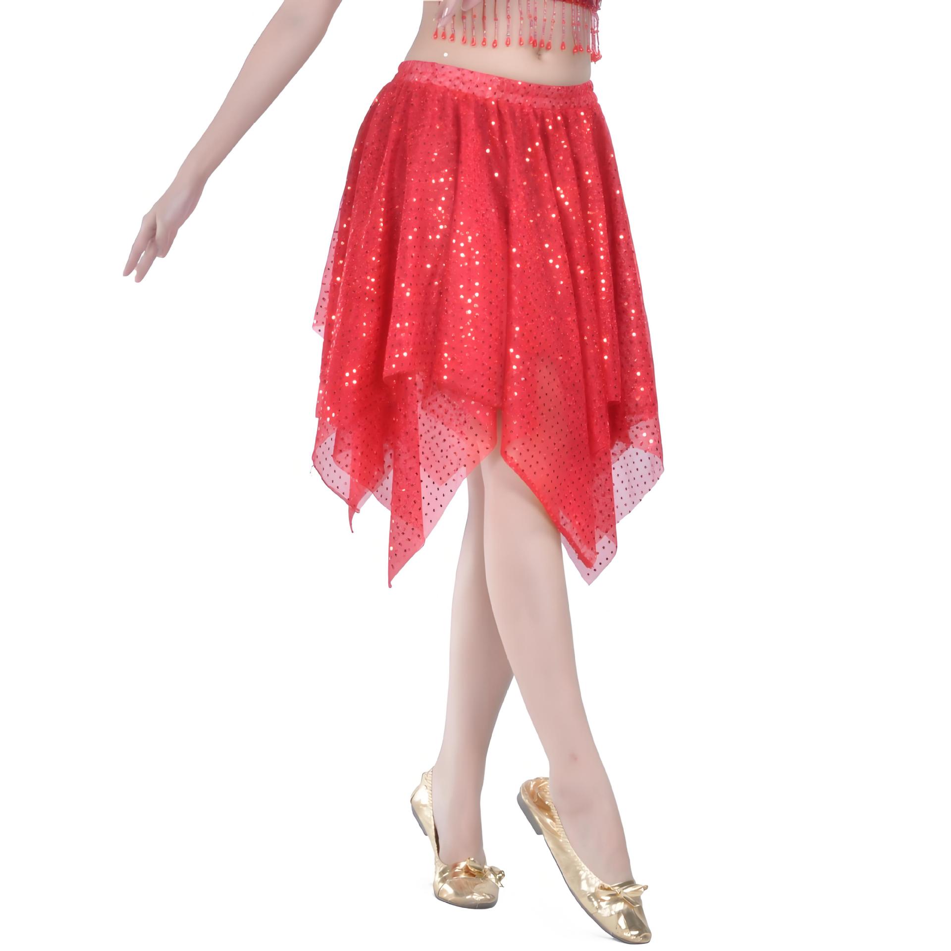 

Dance Practice Performance Dress Highlight Skirt Highlight Short Skirt Belly Dance New Clothing Latin Beautiful and Elegant one size
