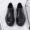 New Men's Lace Up Oxford Shoes Leather Men's Casual Shoes Men Shoes Comfortable Formal Shoes Business Office Formal Dress Shoes