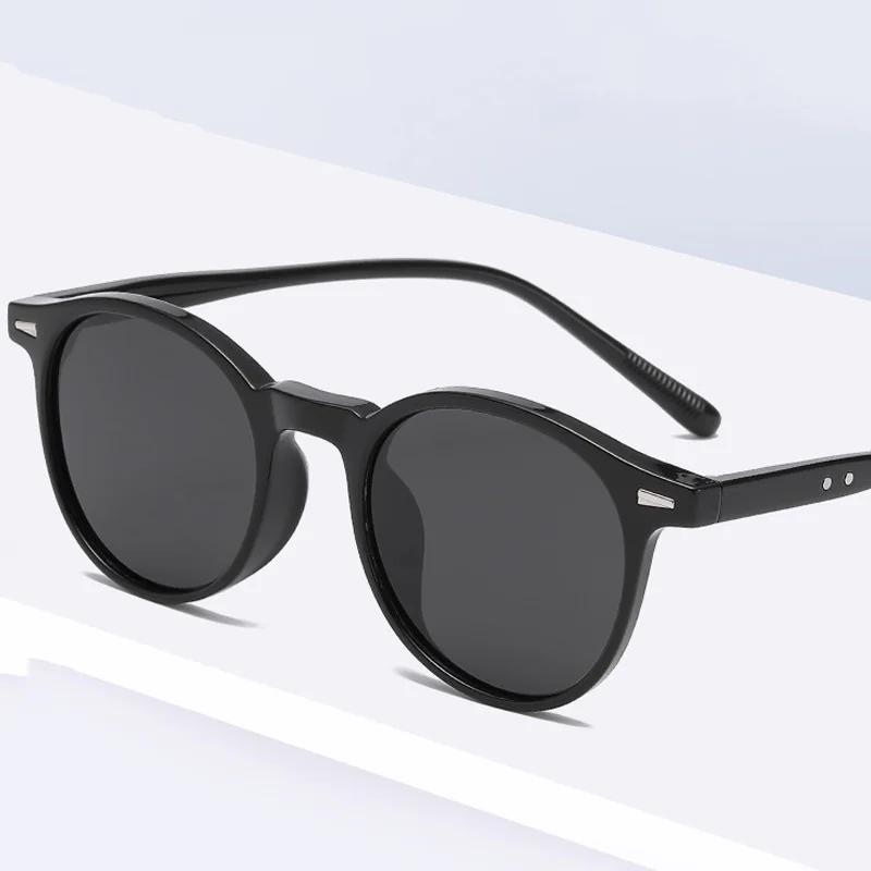 Neutral New Fashion Round Frame Sunglasses Men And Women Casual Retro Outdoor Sports Glasses Universal Uv400 Sunglasses