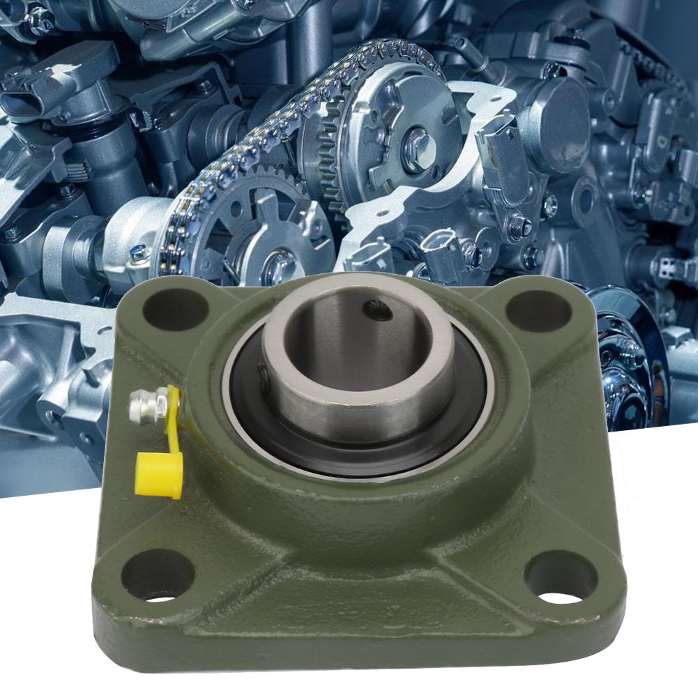 1 stk Kulelager Firkantet 4-boltsmontert Innleggslager med Støpehus (UCF204)