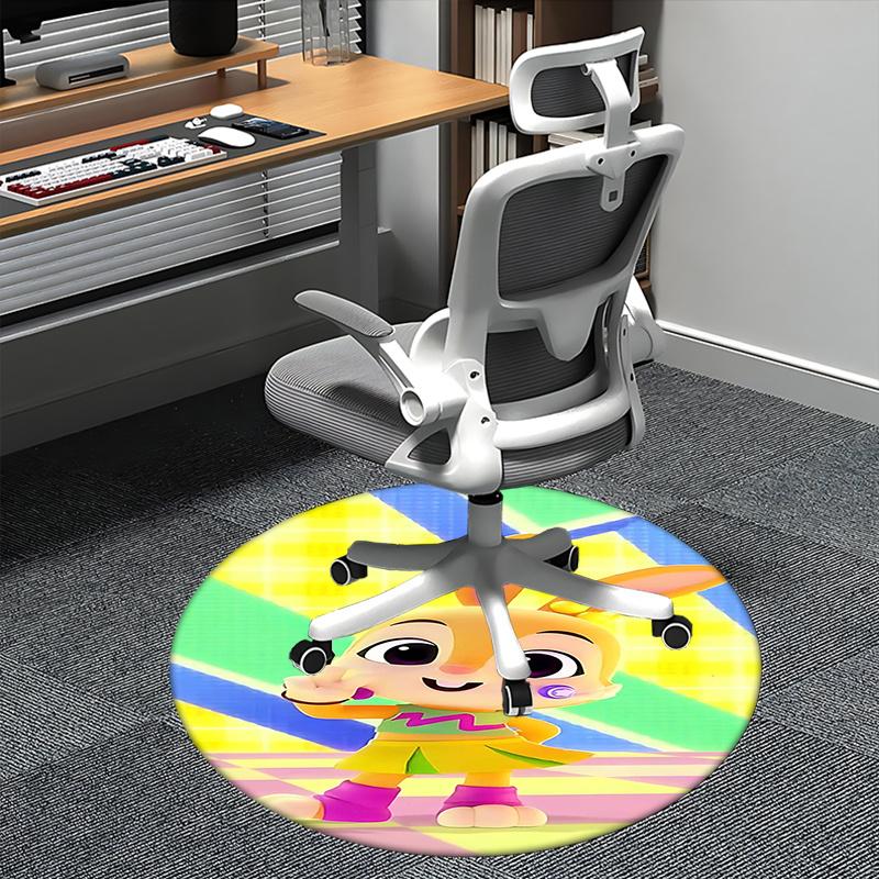 

Pinkfong Wonderstar Chair mat Round Rug Office carpet, Non slip, Suitable for Living Rooms, Bedrooms Decor 1205518a 80cm by 80cm