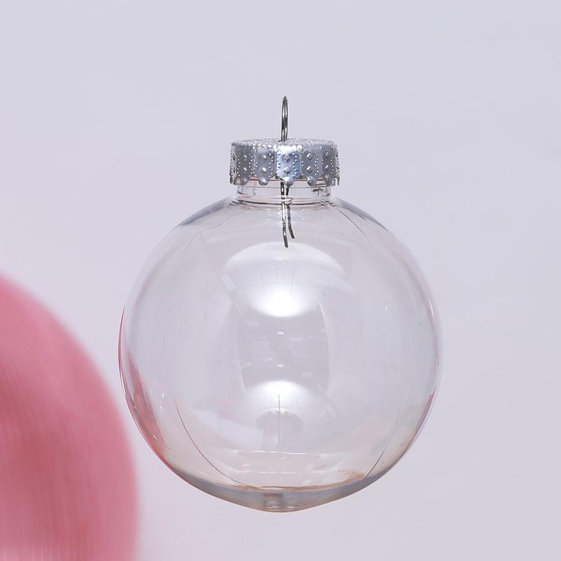 Pet Christmas Ornament: Seamless Transparent Hanging Ball for Creative Holiday Decoration