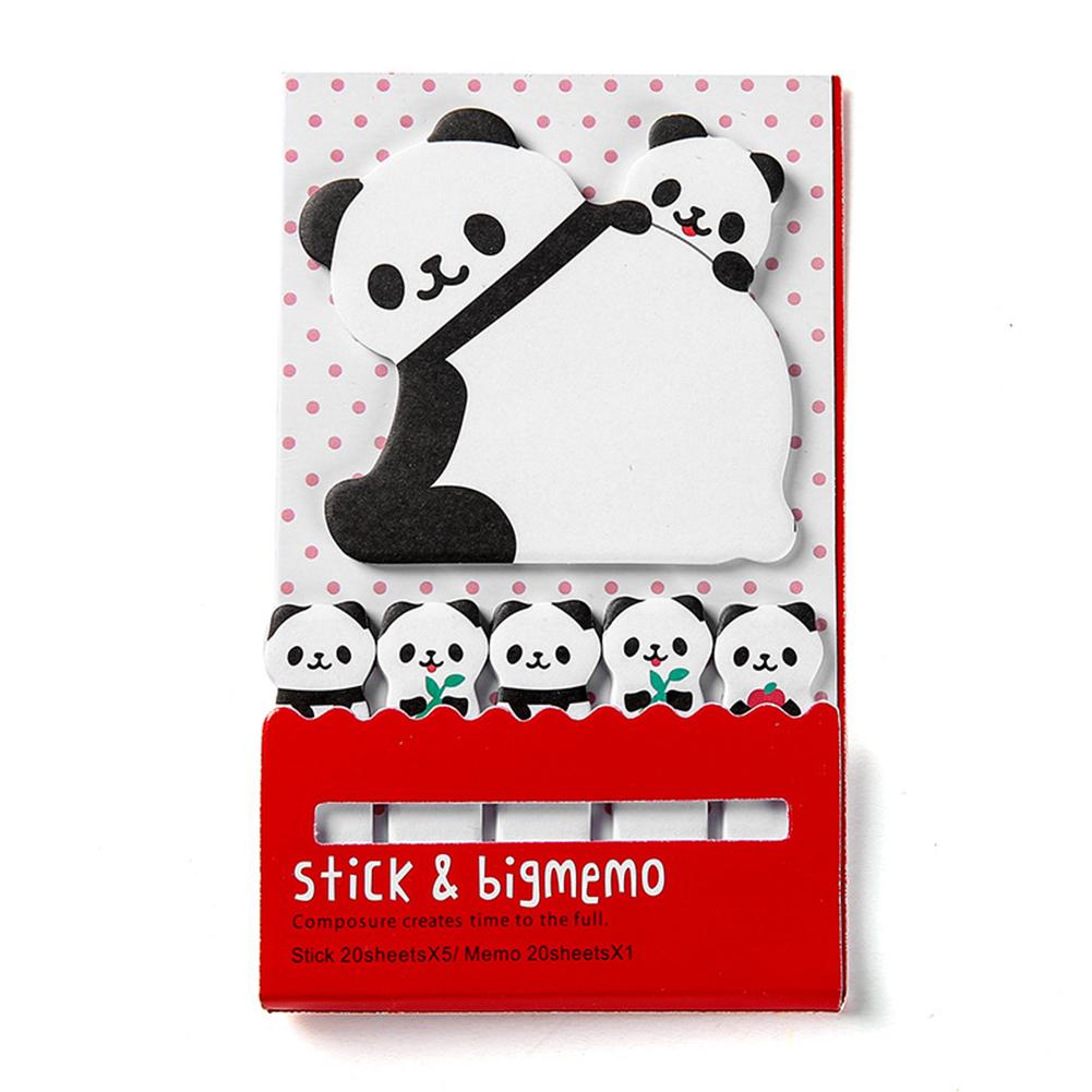 Cute Cartoon Multi-function Sticky Notes Memo Pad Paper Bookmarks School Supplies Planner Stickers