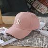 R Standard Hard Top Unisex Baseball Cap - Korean Style with Sun Protection