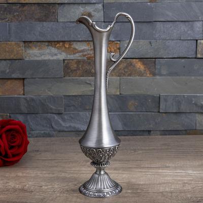 Creative Small Zinc Alloy Flower Vase for Tabletop Decoration Home Living Room Office Window Centerpiece Or Wedding Party