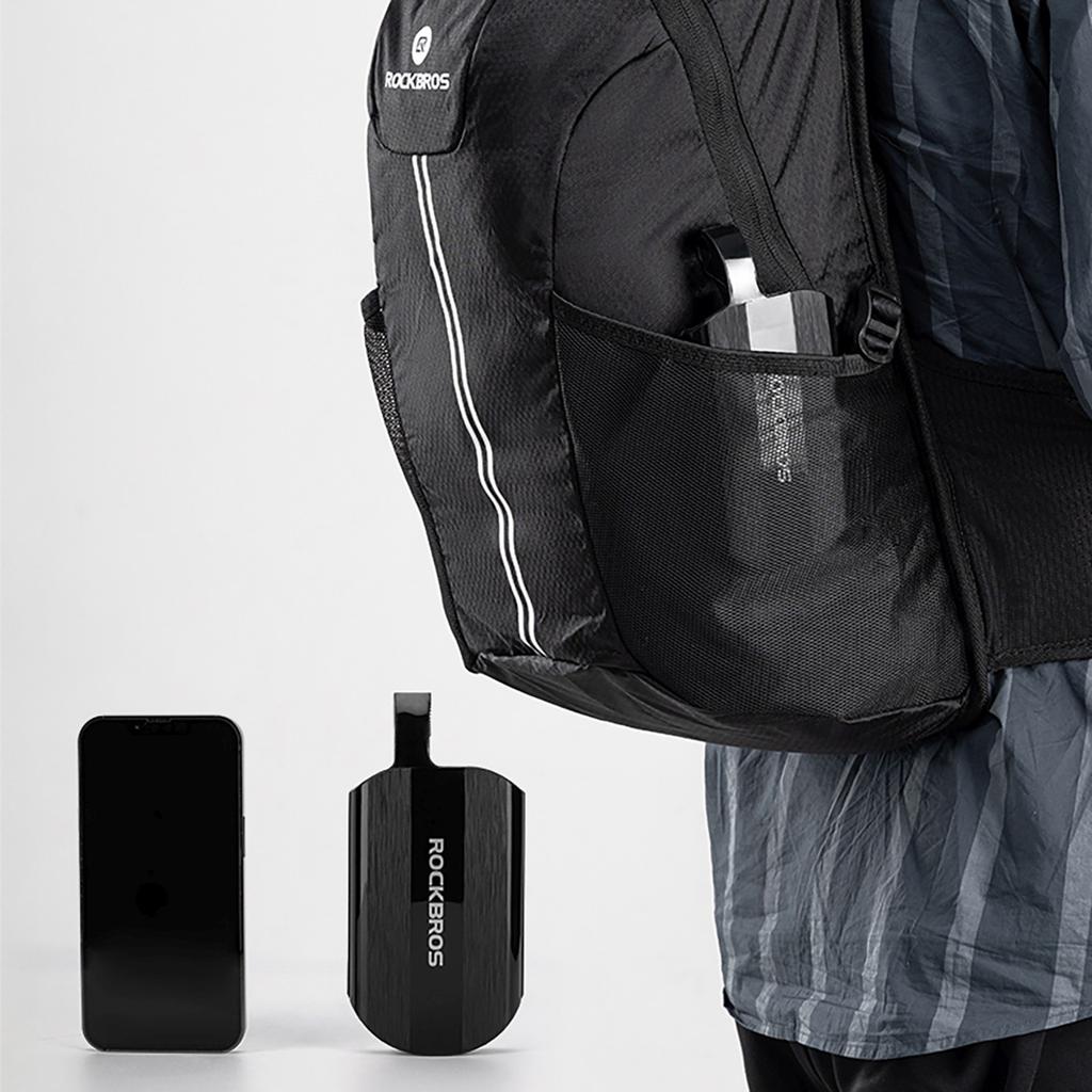 Telescopic Folding Bicycle Mudguard Set - Black