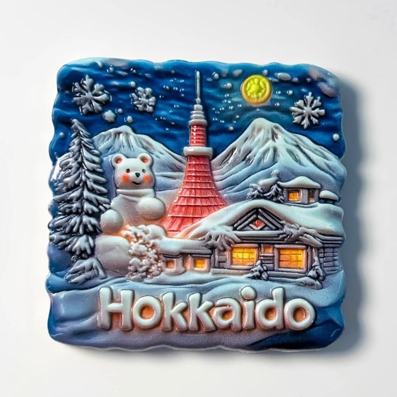 Japan Refrigerator Magnets Tokyo Travel Souvenirs Mount Fuji Hokkaido Sapporo Fridge Stickers Birthday Gifts