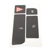 Car Button Repair Sticker Cups Holder Stickers Button Knob Switch Decals Auto Flash Switches Sticker For A4 04-06