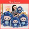 Stitch Labubu Plüschtier Hasenkissen für Mädchen, Geschenk, weiche Tierdekoration