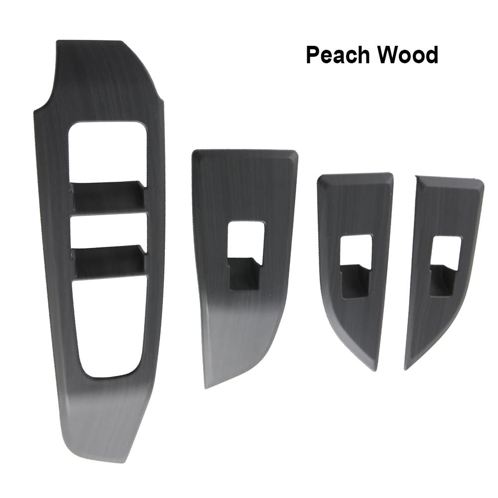 4pcs Car Door Armrest Window Lift Switch Buttons Cover For Nissan Qashqai J12 2024 2024 Door Armrest Panel