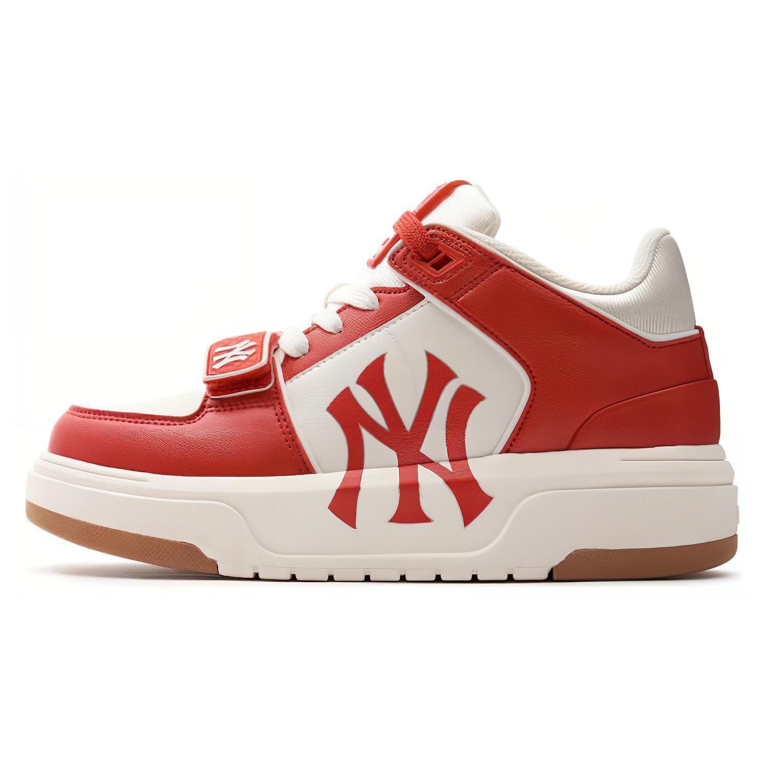 

New MLB Chunky Liner Wear resistant And Lightweight Low Top Skateboard Shoes Unisex Red 3ASXLMF3N-50RDS 41