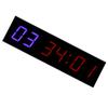 Gym Timer Interval 6 Bit LED Workout Countdown Up Stopwatch with Remote 1.8in