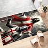 Cross Templars Knight Polyester Carpet, Soft Indoor Mat for Office Chair, Living Room, Computer Desk - Decorative Home Office Rug Design