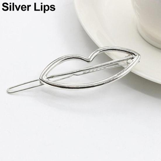 Fashion Women Geometry Golden Silver Tone Triangle Hairpin Hair Clip Hair Accessories