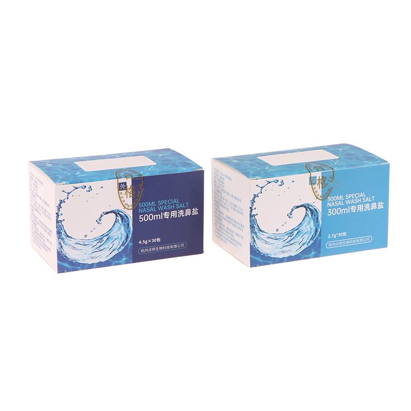 30Pcs/Box Nasal Wash Salt Rinse Mix Allergic Rhinitis Relief Nose Cavity Protector Irrigation For 2.7G 4.5G Adults Nose Cleaner