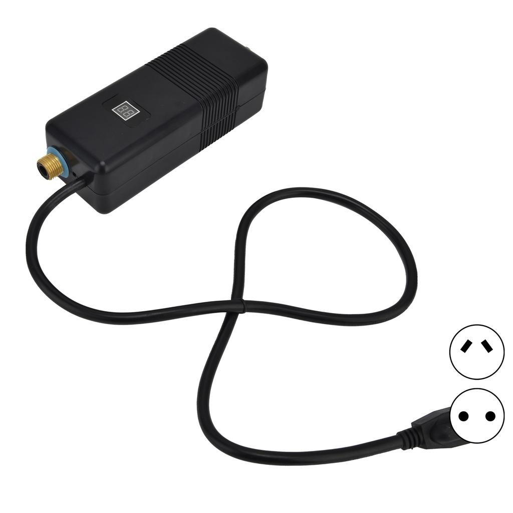 3500W Instant Water Heater Electric Heating Machine for Bathroom Kitchen RV Camping Black Heating Equipment Instant Water Heater