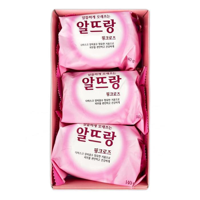 [JHMM4811_51JF]Altrang Pink Rose Soap 140g 3P - (29173530)
