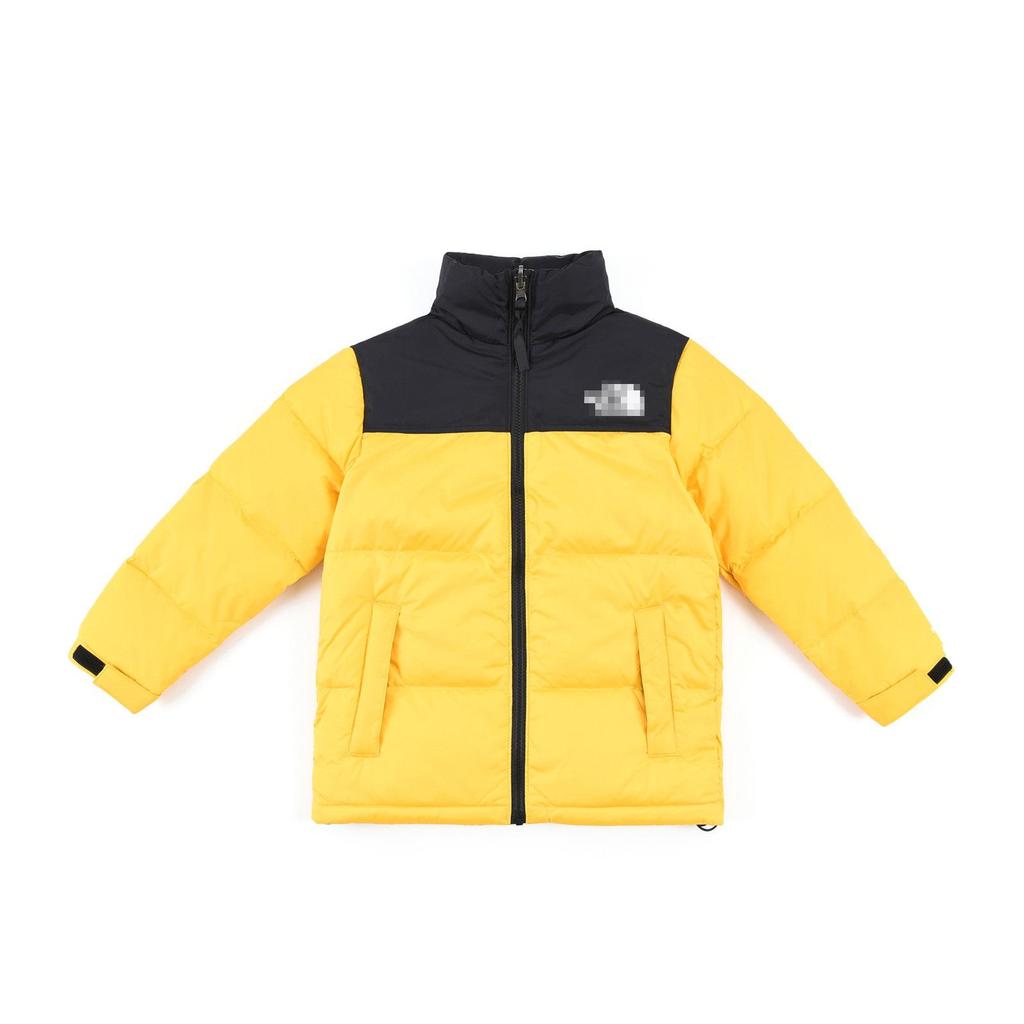 Children's 1996 Thickened White Duck Down Jacket with Stand-up Collar - Warm Winter Coat for Girls and Boys