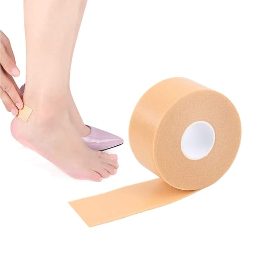

YFFSFDC Blister Prevention Tape, Waterproof, Adhesive Heel Pads, Wear-Resistant, Stretchy, Breathable, Safe for Long Walks (1 Pack)