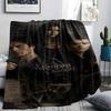 1PC The Vampire Patterned Flannel Blanket Suitable For All Seasons for Home Decor Warmth and Comfort Gifts Holiday Present