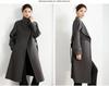 Women's Long Double-Sided Cashmere Over-the-Knee Coat - 2025 High-End Autumn/Winter Collection