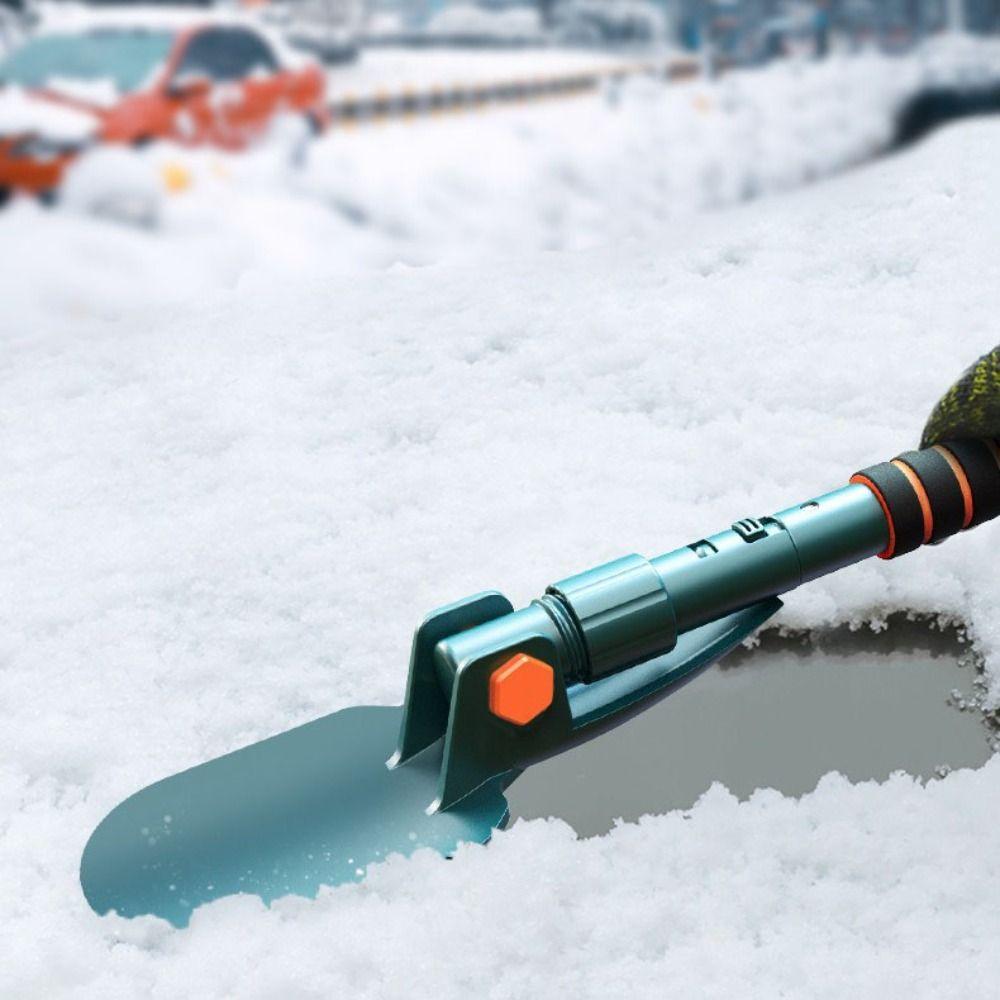 Extendable Snow Brush Retractable Ice Scraper Portable Snow Removal Tool Cars & SUVs