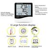 Digital Thermometer Large Screen Easy to Use Plastic Temperature Humidity Monitor Home Decor