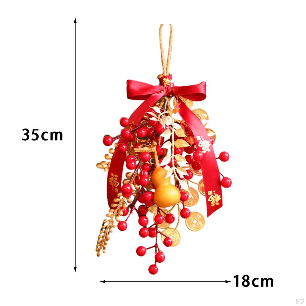 Chinese Year Decoration Door Sign Bowknot Party Supplies Pendant Spring Festival Hanging