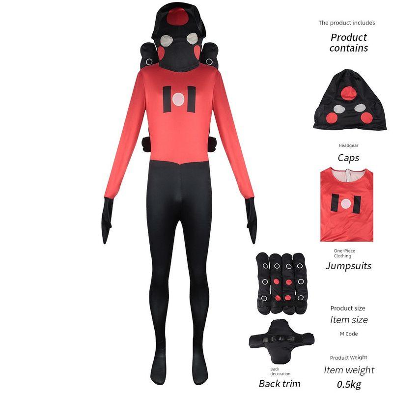 Halloween Jumpsuit Skibidi Toilet Game Cosplay