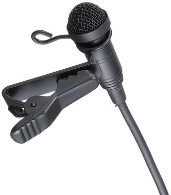 Microfono Lavalier TASCAM con Blocco a Vite Nero per Narrazione Youtube Registrazione Audio Distribuzione Internet Podcast Ripresa Video Registrazione Vlog