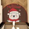 Silk Ring Entry Door Mat Non-slip Dust Removal Door Mat Entry Carpet Door Mat Household Christmas Mat