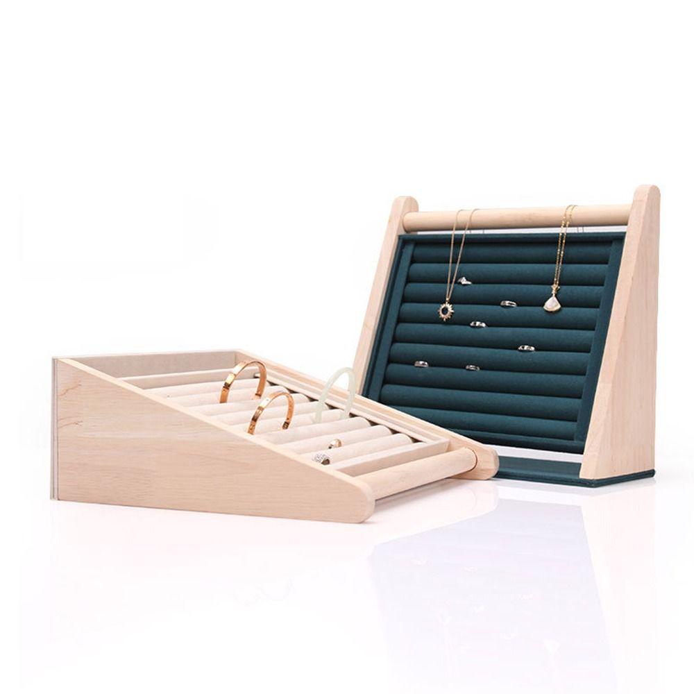 Duurzame Ring Display Stand Meerlaags Armband Opbergrek Sieraden Organizer Houder Ambachtelijke Beurs