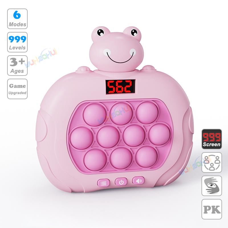 999 Level Electronic Pop Push Quick Push Game Console with LED Display Screen, Suitable for Adult and Child Fidget Toy Christmas
